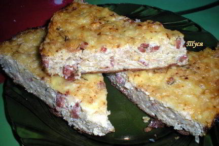 Сырная запеканка с капустой