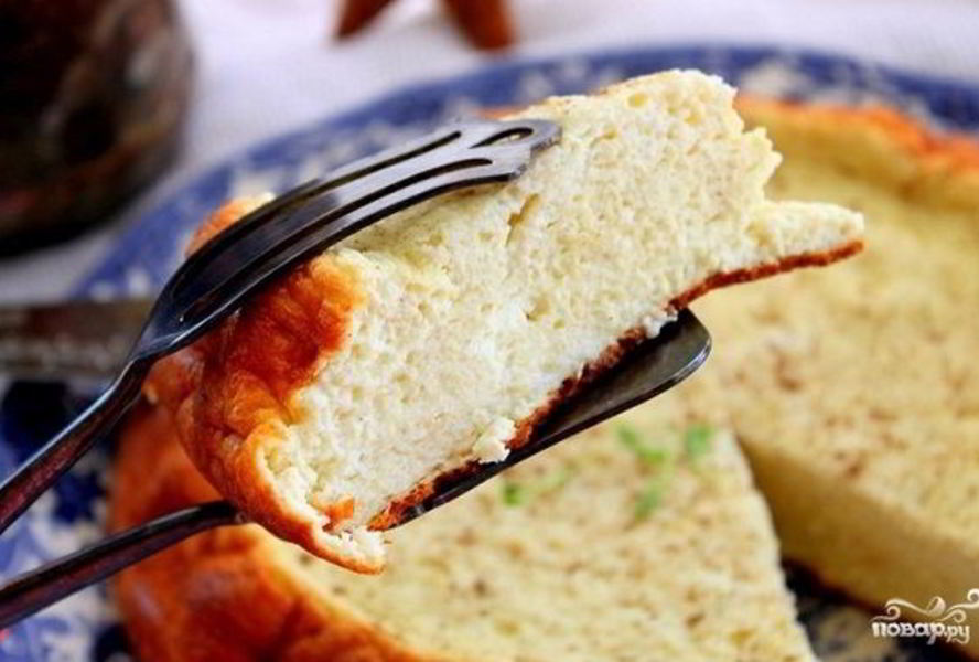 Творожная запеканка без сахара