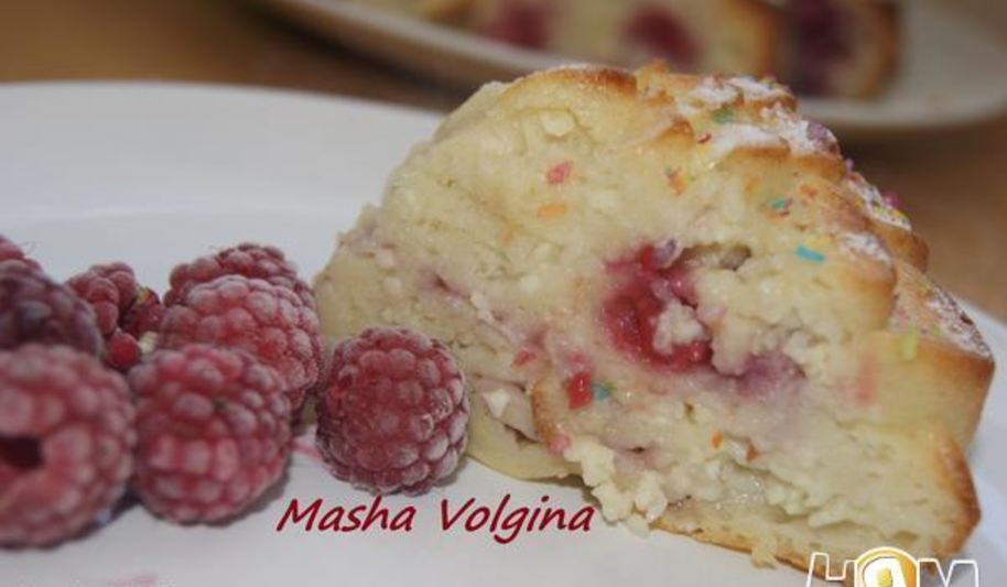 Рецепт творожная запеканка малинка
