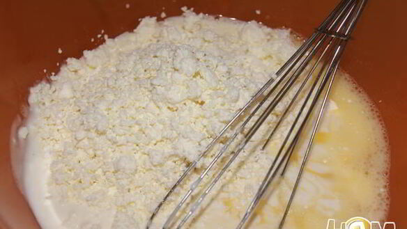 ШАГ 2. творожная запеканка малинка