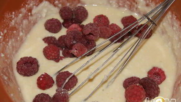 ШАГ 3. творожная запеканка малинка