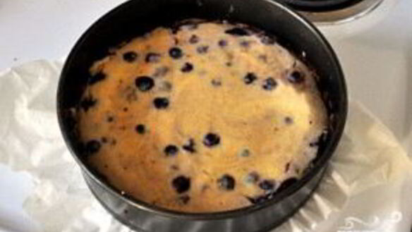 ШАГ 3. творожная запеканка с черникой