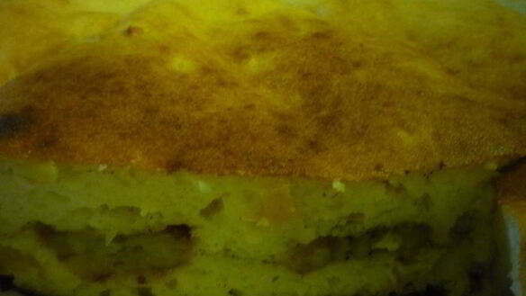 ШАГ 2. творожная запеканка с фруктами и рисовой мукой