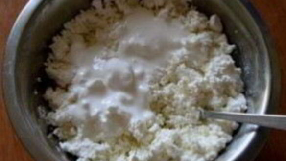 ШАГ 2. творожная запеканка с грушей