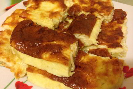 Творожная запеканка с кабачками