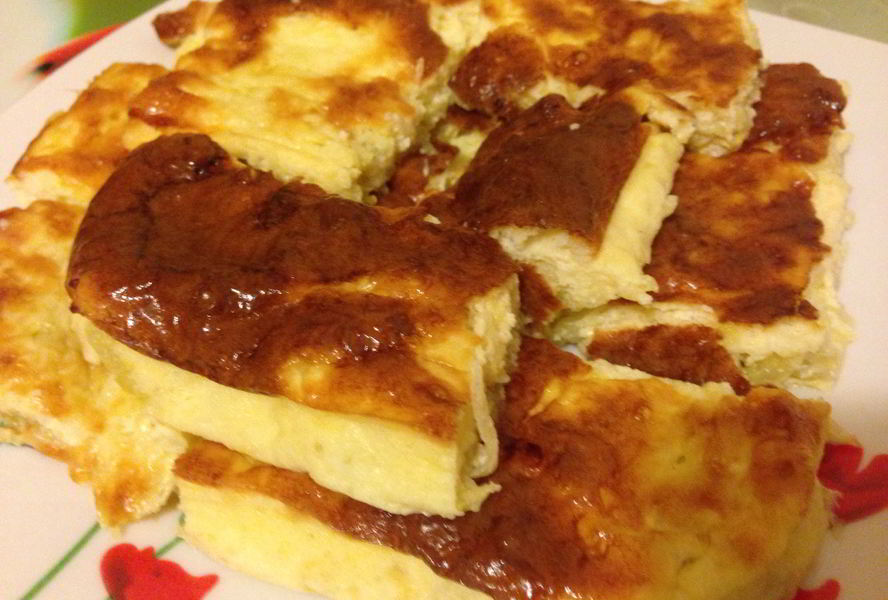 Творожная запеканка с кабачками