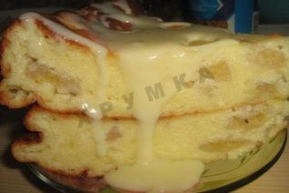 Творожно-банановая запеканка