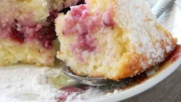 ШАГ 18. творожно-кокосовая запеканка с ягодами