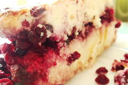 Творожно-ягодная запеканка