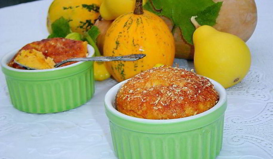 Рецепт тыквенная запеканка с миндалем