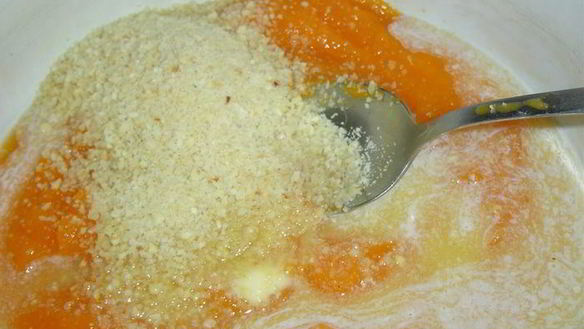 ШАГ 3. тыквенная запеканка с миндалем