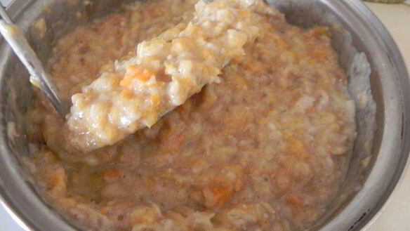 ШАГ 5. тыквенно-банановая запеканка под ореховой крошкой