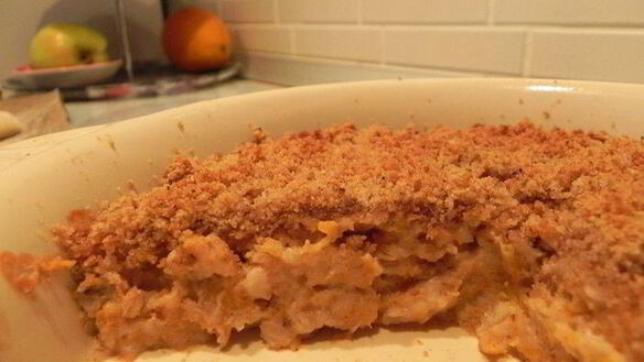 ШАГ 7. тыквенно-банановая запеканка под ореховой крошкой