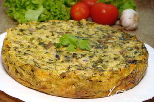 Весенняя кабачковая запеканка