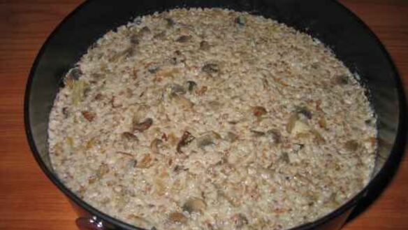 ШАГ 21. запеканка гречневая с грибами