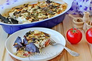 Запеканка из баклажанов по-болгарски