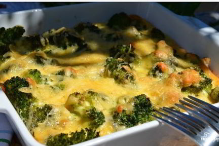 Запеканка из брокколи в духовке