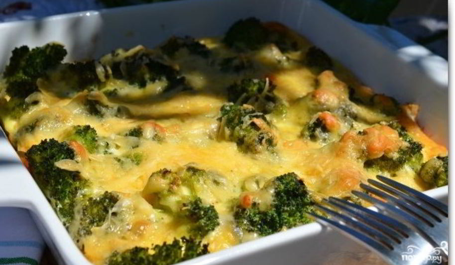 Рецепт запеканка из брокколи в духовке
