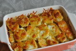 Запеканка из фарша и картошки