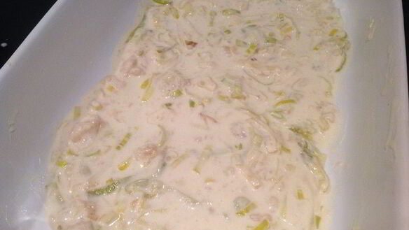 ШАГ 8. запеканка из говядины с пореем и хреном