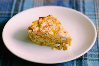 Запеканка из кабачков с фетой и чесноком