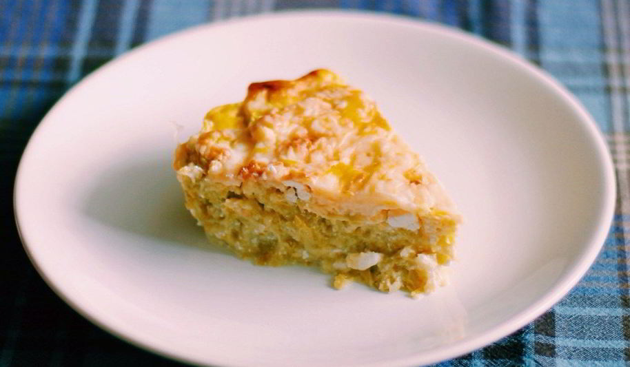 Рецепт запеканка из кабачков с фетой и чесноком