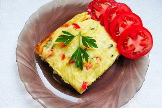 Запеканка из картофельного пюре с сыром