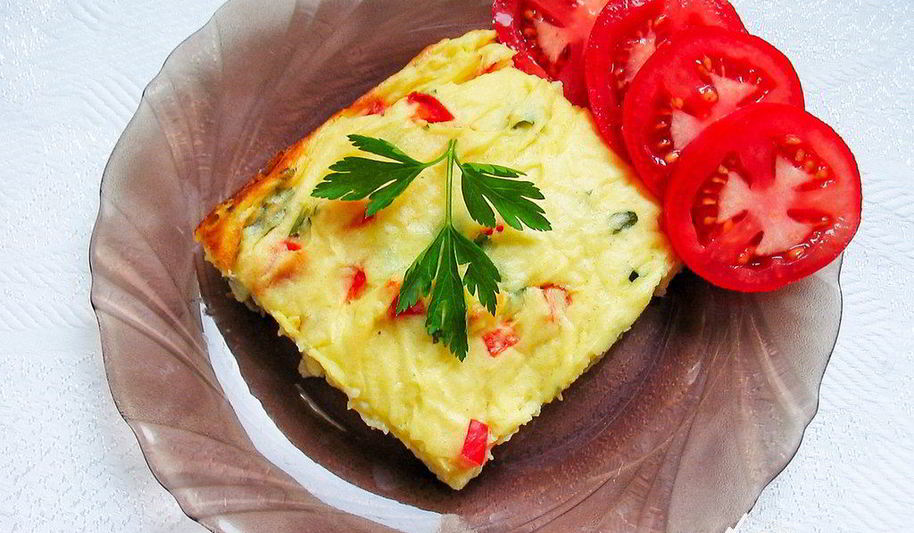 Рецепт запеканка из картофельного пюре с сыром