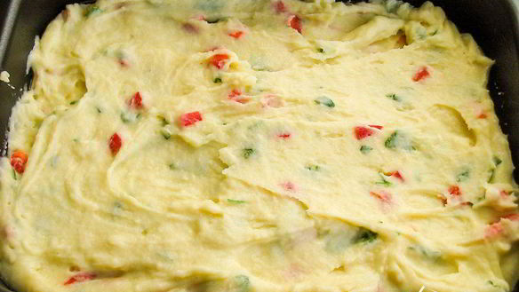 ШАГ 3. запеканка из картофельного пюре с сыром