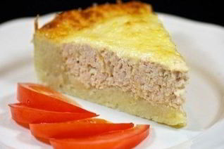 Запеканка из картофеля с фаршем из индейки