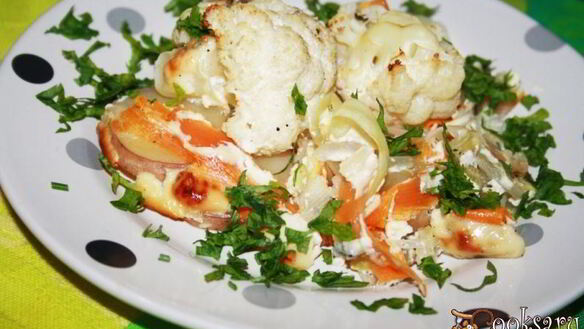 ШАГ 9. запеканка из летних овощей с очень вкусной заливкой