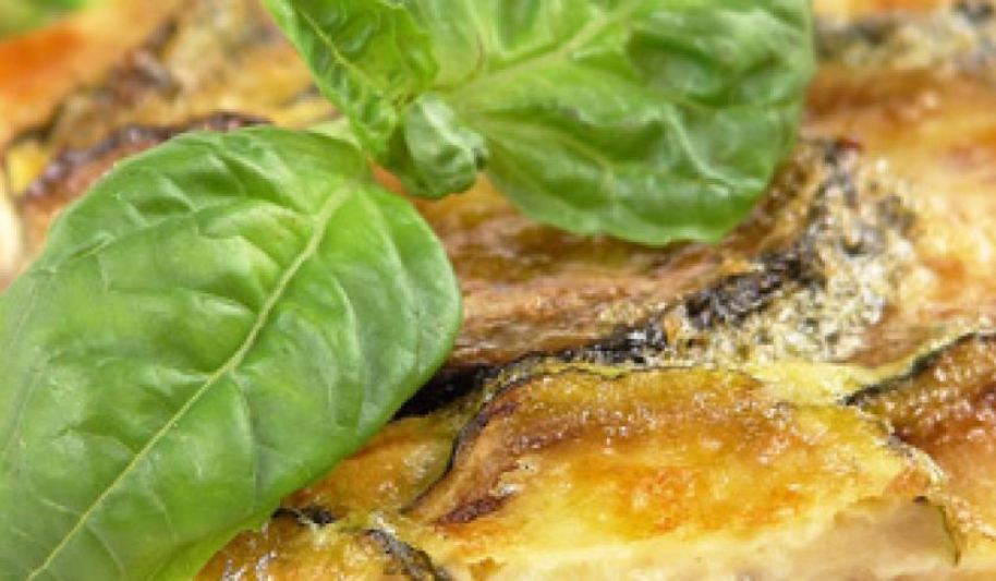 Рецепт запеканка из моцареллы и цукини