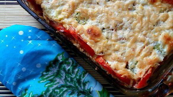 ШАГ 8. запеканка из овощных роллов