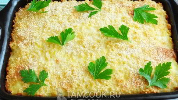 ШАГ 19. запеканка из рыбного фарша