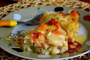 Запеканка из семги