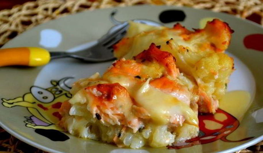 Рецепт запеканка из семги