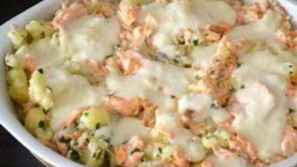 ШАГ 4. запеканка из семги