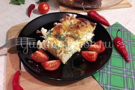 Запеканка из цветной капусты