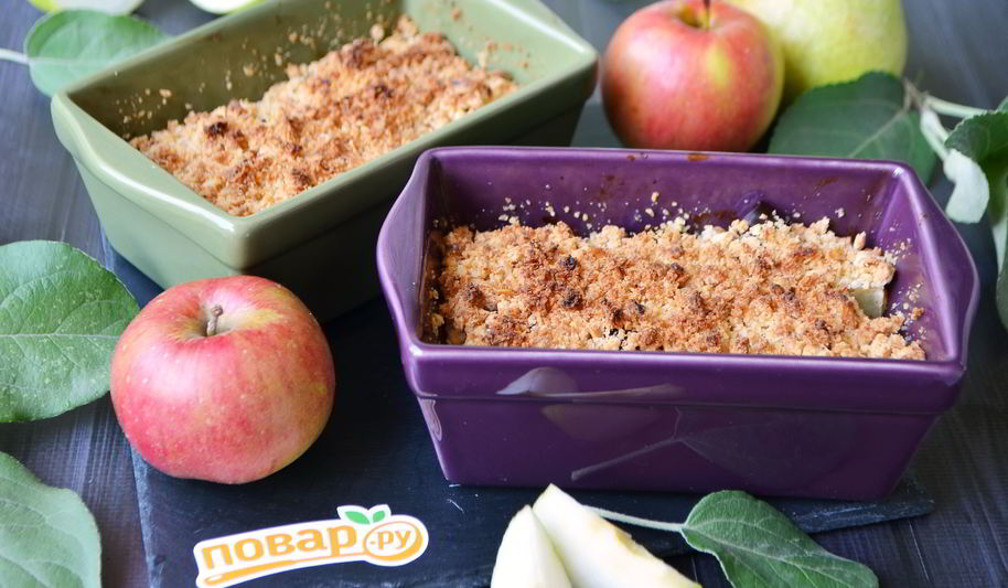 Рецепт запеканка из яблок и фиников