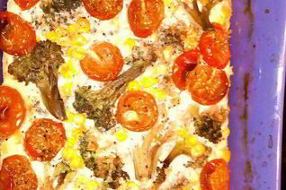 Запеканка Красный, желтый, зеленый