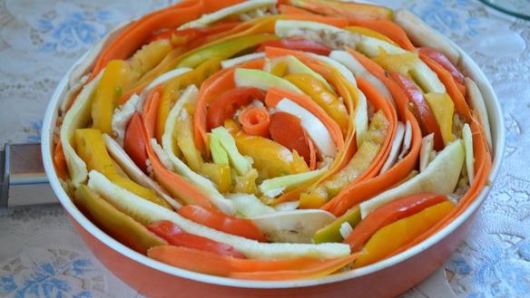 ШАГ 3. запеканка радужная