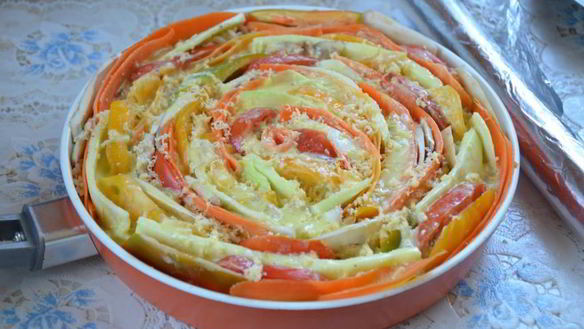 ШАГ 4. запеканка радужная