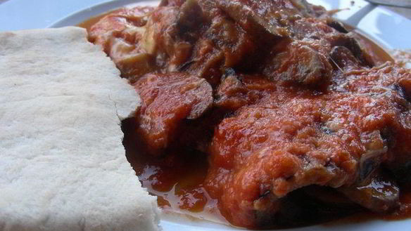 ШАГ 11. запеканка с баклажанами, грибами и моцареллой