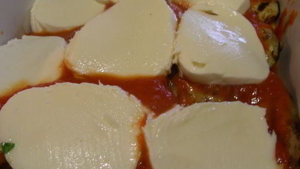 ШАГ 9. запеканка с баклажанами, грибами и моцареллой