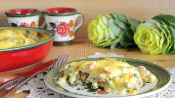 ШАГ 10. запеканка с голландским соусом