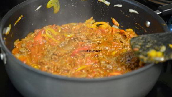 ШАГ 2. запеканка с говядиной и сыром чеддер