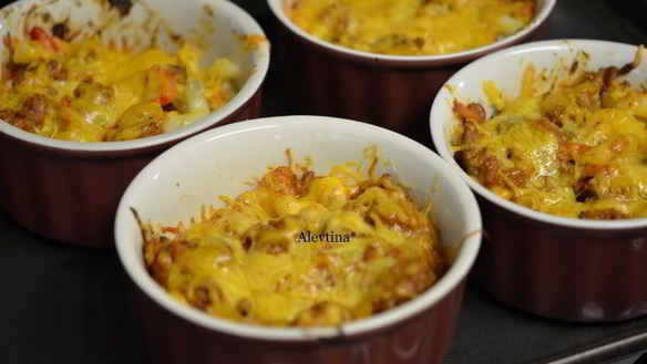 ШАГ 4. запеканка с говядиной и сыром чеддер