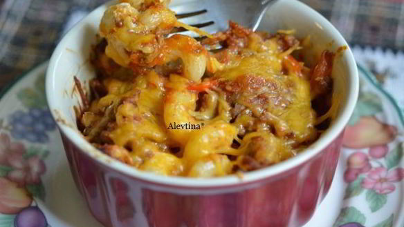 ШАГ 5. запеканка с говядиной и сыром чеддер