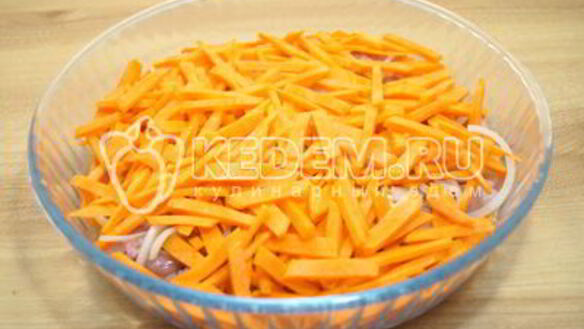 ШАГ 5. запеканка с курицей и тыквой в духовке