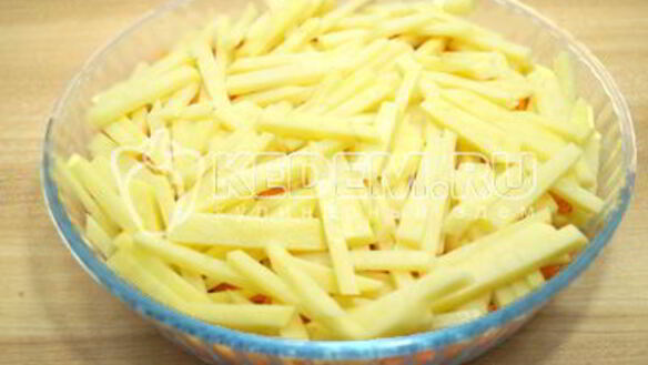 ШАГ 6. запеканка с курицей и тыквой в духовке